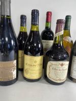 Lot de 20 bouteilles diverses comprenant : 
- Chardonnay L'aurore...