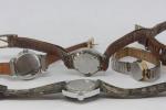 lot de montres bracelet vintage dont Yema et Montima