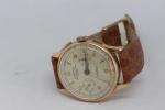 BINESA chronographe suisse boitier or 18k. PB (avec bracelet )...