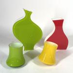 VILLEROY & BOCH : Deux vases de forme libre en...