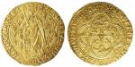 Charles VII, Royal d'or frappé à Bourges au type de...