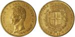 Royaume de Sardaigne, Charles Albert, 20 Lire 1834 Turin, 6.45...