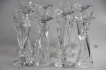 BACCARAT modèle HARCOURT: 48 pièces en cristal comprenant 12 verres...