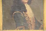 Ecole du XVIII ème "Portrait d'homme en habit" Huile sur...