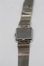 OMEGA - Montre bracelet années 70 cadran rectangulaire modèle deville...
