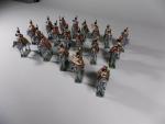 MDM: Ensemble de 19 soldats (fanfare à cheval), empire Napoleon,...