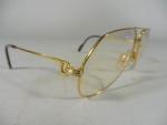 CARTIER : Paire de lunettes "sensitives" en plaqué or, dans...