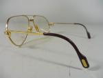 CARTIER : Paire de lunettes "sensitives" en plaqué or, dans...