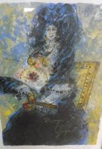 TOBIASSE Théo (1927-2012) : Hommage à Goya, lithographie sur papier...