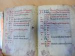 Livre d'heures manuscrit, époque fin XVème s. (1470-1480) 
Format in-16...