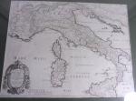 Nicolas SANSON D'ABBEVILLE : Italia antiqua cuminfulis Sicilia Sardinia &...
