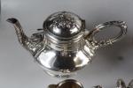 ALPHONSE DUTAC: Service à thé/café de style Art Nouveau en...