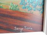 FIORIO Serge  (1911-2011)  : Village animé, HST, SBD,...
