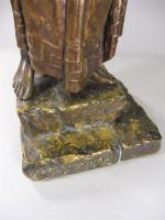 VILLANIS Emmanuel (1858-1914): La captive, bronze à patine dorée, signée...