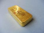 Lingot d'or pesant 995,7 grammes portant le numéro 185301 avec...