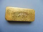 Lingot d'or pesant 995,7 grammes portant le numéro 185302 avec...