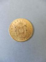 Pièce de 20 francs or 1863 A Poids : 6,4...