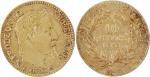 10 Francs tête laurée or 1862 A Paris, petit 10,...