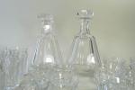 BACCARAT : Service modèle Harcourt Talleyrand de 48 verres en...