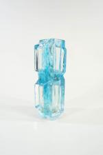 DAUM FRANCE : Vase "Argos"  en cristal de forme...