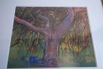 BOUVIER DE CACHARD Régis  (1929-2013) : L'arbre. Gouache sur...