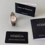 Michel HERBELIN : Montre bracelet de dame, modèle "Héritage", boitier...