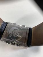 DIESEL : Montre bracelet en acier à écran digital, large...