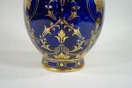 SEVRES fin XIXème s.  : Vase en porcelaine à...