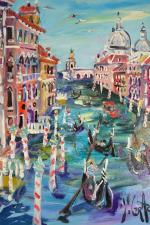 GRAC Yvon (Né en 1945) : Venise, le Grand canal...
