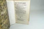 LACOMBE : Dictionnaire du Vieux Langage Français.
Paris, Panckouke, 1776-1777, 2 volumes...