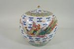 CHINE - Fin XIXe siècle : Pot à gingembre en...