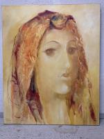 Pierre PATUREAU (1924-2020) : Mina. Huile sur toile signée en...