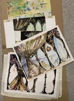 Pierre PATUREAU (1924-2020) : 75 esquisses, calques, dessins mises au...