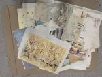 Pierre PATUREAU (1924-2020) : carton de dessins esquisses, projets de...