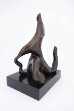 LAURENS Henri (1885-1954) : Le ruban, épreuve en bronze à...