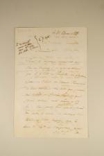 VIOLLET LE DUC Eugène (1814-1879) : 2  lettres autographes...
