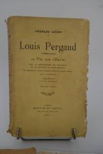 Ensemble de 3 volumes comprenant : 
- PERGAUD Louis :...