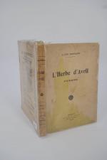 PERGAUD Louis : L'Herbe d'Avril -  Poèmes, Roubaix, Edition...