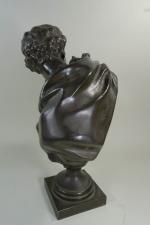 D'après  HOUDON Jean Antoine (1741-1828) : Le baiser, sculpture...