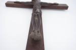 LAMBERT-RUCKY Jean (1888-1967)  : Christ en bronze sur socle...