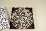 HARING Keith (1958 - 1990 ) : Pattern, Porcelaine, diam...