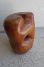 JP CRAMOISAN (XXème s.) :  Dryade, sculpture en bois...