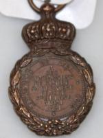 Médaille de Sainte-Hélène en bronze, portant la mention "Aux compagnons...