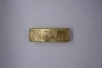 Lingot d'or extrait par la Société Minière Yaou-Dorlin S.A.S. ...