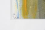 FICHET Pierre (1927 - 2007). "Abstraction". Gouache signée en bas...