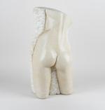 MOULIN, R. XXème siècle. Nu féminin de dos. Sculpture en...