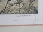 DANCHIN Léon (1887 - 1938). "Llewellin Setters", lithographie couleur signée...