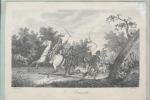 Carle VERNET (1758-1838). "Le rameuté", Gravure en noir et blanc,...