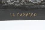 René PARIS (1881-1970). "La Camargo", Bronze à patine brune signé...