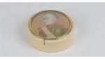BOITE ronde en ivoire agrémentée d'une miniature "portrait de Napoléon"